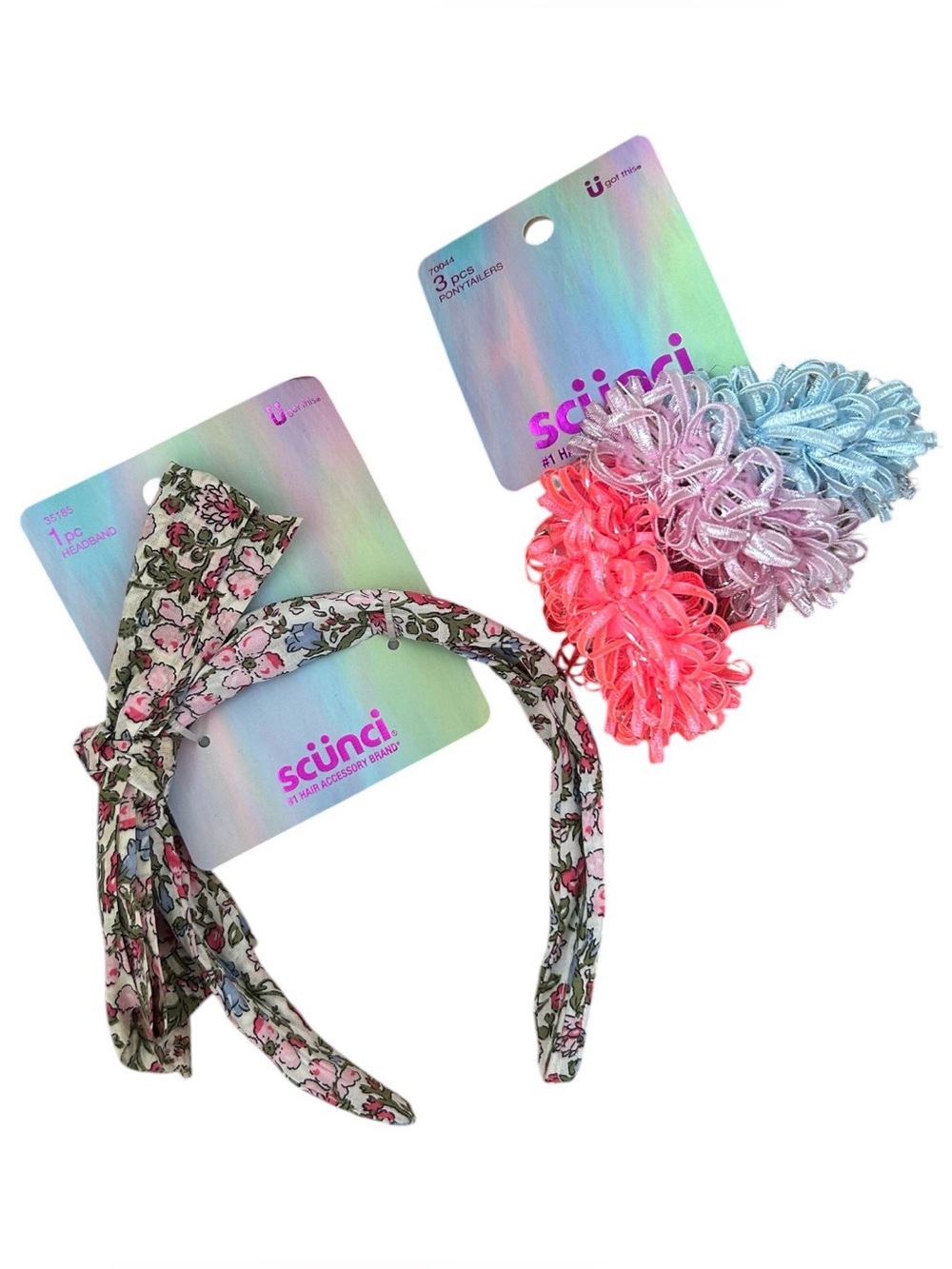 Scunci Floral Headband & Scrunchie Set